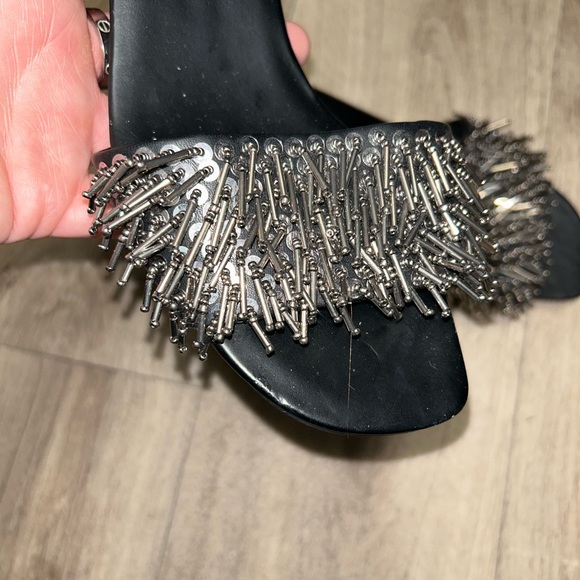 Zara trafaluc embellished heeled sandals size 5 - Picture 3 of 7